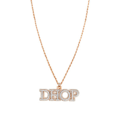 Yellow Diamond DHOP Pendant in 14k Yellow Gold 6 Ctw